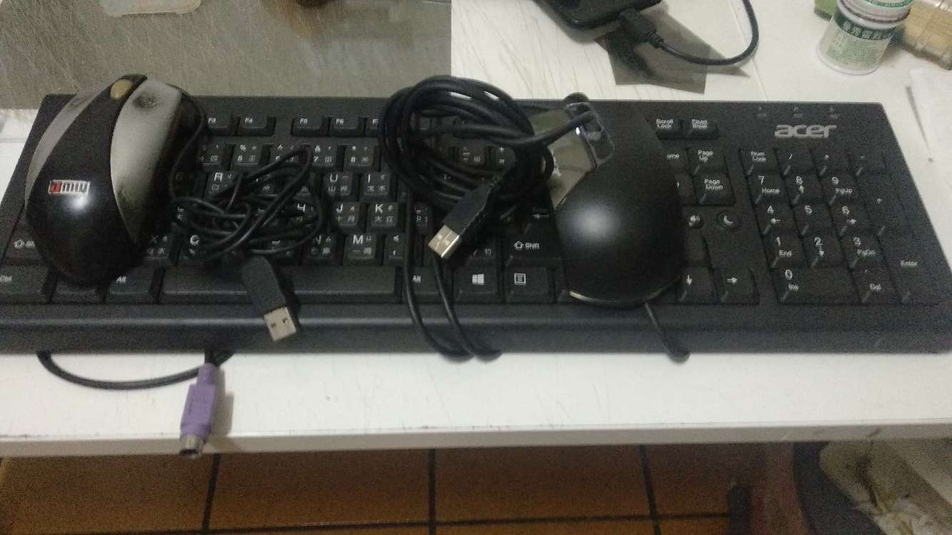 acer 電腦鍵盤ps/2 滑鼠 usb - GC贈物網