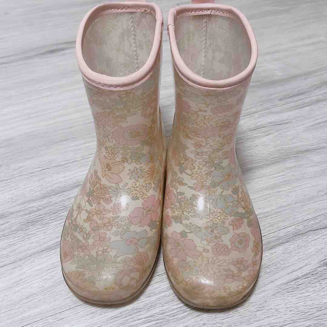 日本復古花色女童雨鞋18cm - GC贈物網